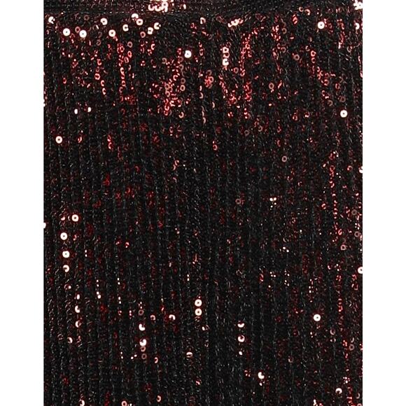 NWT Dolce & Gabbana Bronze Sequin Pleated Long Skirt IT 46 US XL - Picture 7 of 9